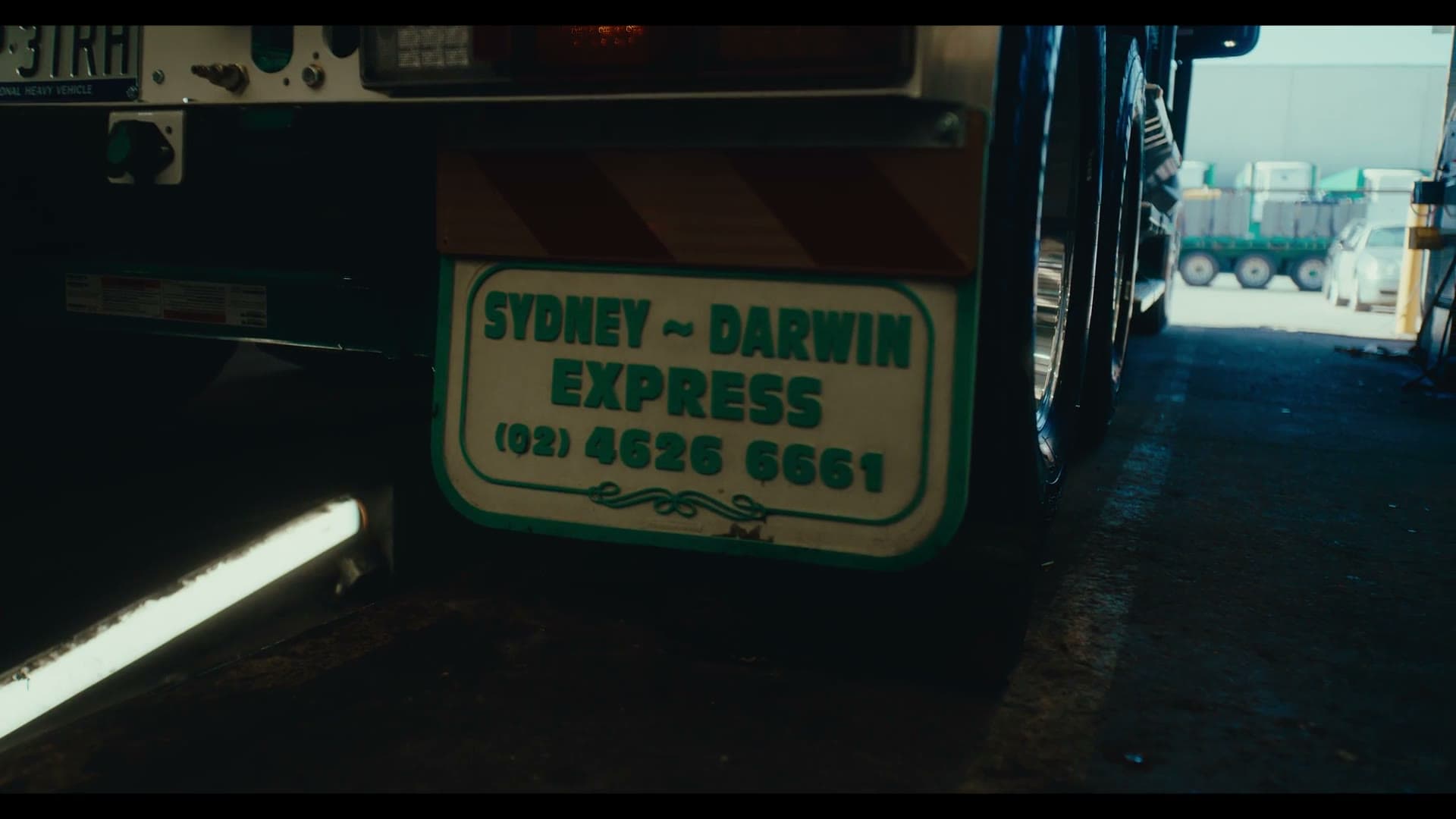 Sydney–Darwin Express — signwritten on the tailgate