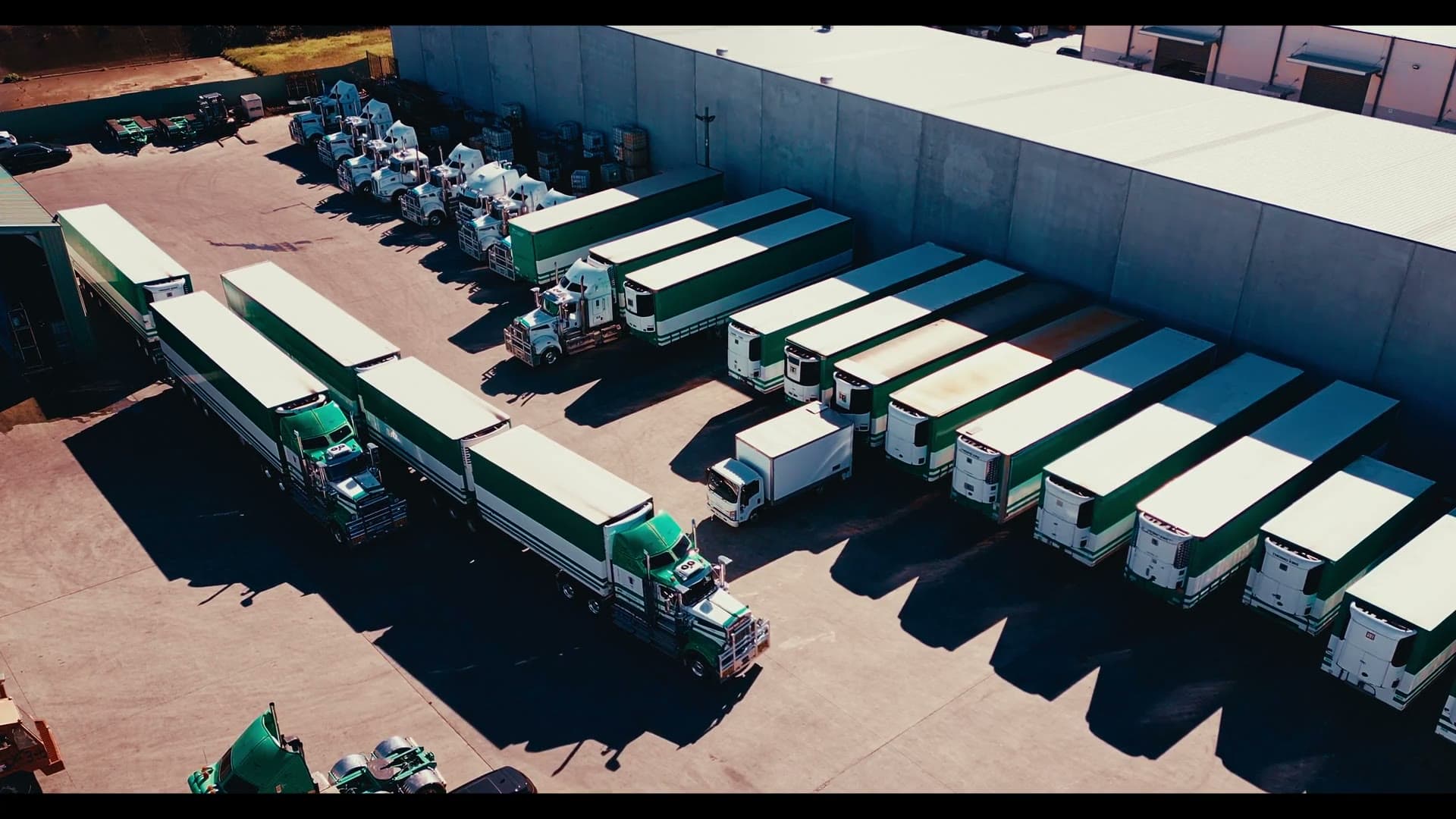 The Campbelltown depot from above